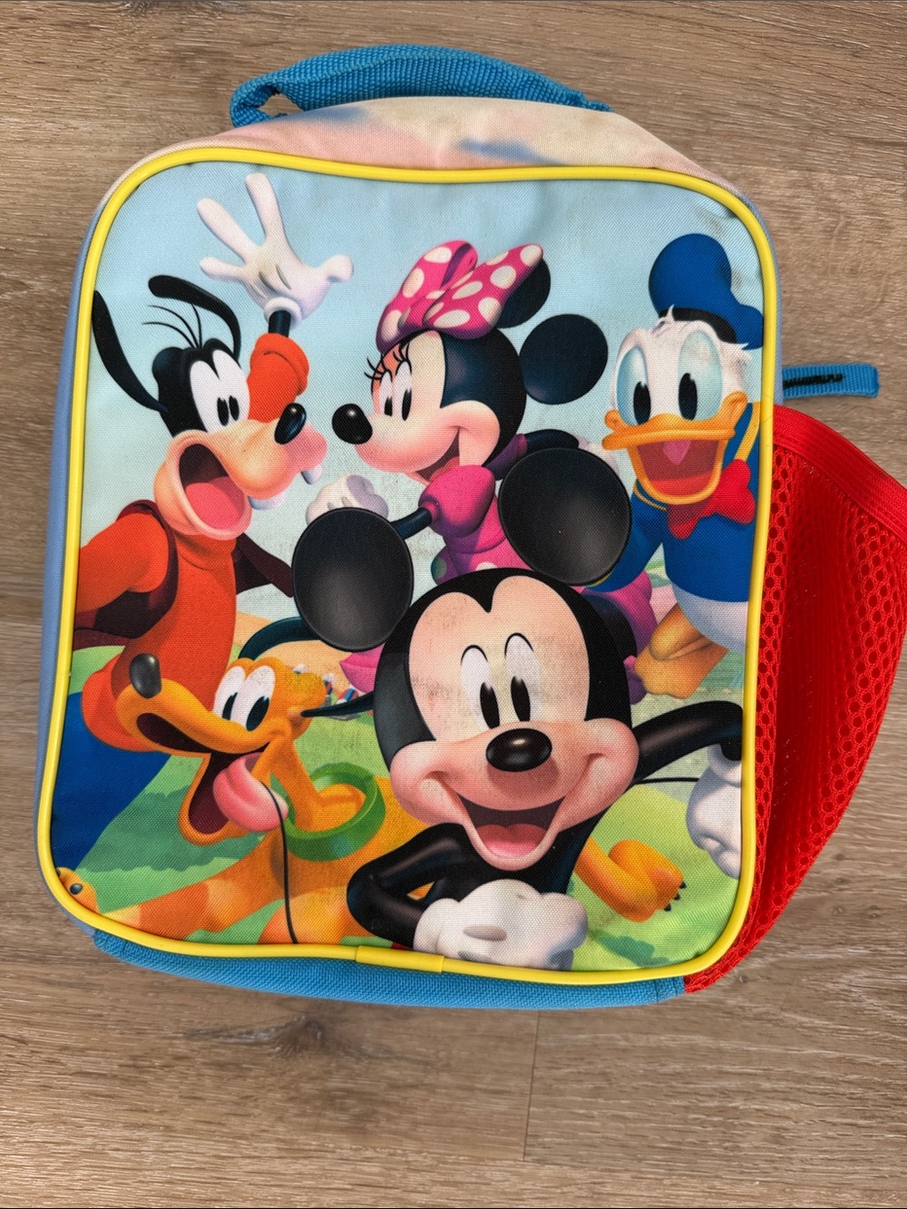 Disney Kids Backpack with Mickey & Friends - Blue/Red/Yellow